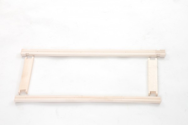 Wooden frames not assembled Dadant super