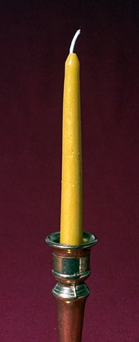 Silikon-Kerzenform Tischkerze 16,3 cm spitz