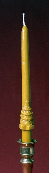 Silikon-Kerzenform Tischkerze 24,1 cm mit Weihnachtsbaum
