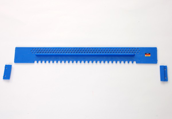 Fluglochschieber, Kunststoff 445 mm lang, blau