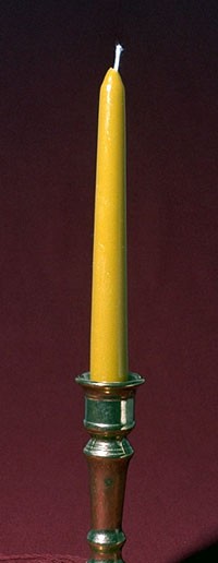 Silikon-Kerzenform Tischkerze 19 cm spitz